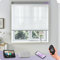 Smart Motorized Cellular Blinds for Alexa & Google - 15% Blackout Rechargeable Honeycomb Window Shades Thermal Insulation & Privacy Remote-Controlled Pleated Blinds White