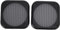 Lot de 2 Grilles de Haut-Parleur Carrées Noires de 10 Cm, Décoratives pour Montage et Installation Audio Domestique, Protection de Grille de Haut-Parleur, Vendues par Paire.