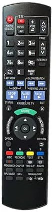 Remote Control N2QAYB000980 Replacement For Blu-Ray Disc DVD Player HDD Recorder N2QAYB000611 N2QAYB000755