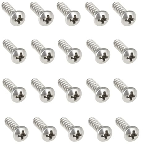 SG Store 20pcs M4x14mm License Plate Light Screws N01396111 Compatible with VW Golf 2 3
