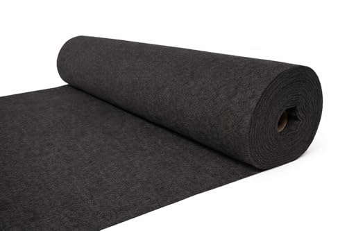 NOMAD 4 Way Stretch Carpet Anthracite Charcoal Grey Van Lining for Campervan Interior 10m x 2m Camper Conversion Accessories Trim Flexible Vehicle Interior Fabric Hard-Wearing Professional Finish