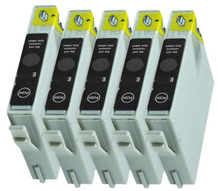 5 Druckerpatronen Tinte für Epson Stylus D68 D88 DX3800 DX3850 DX4800 DX4200 ersetzen T0611