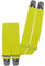 Harrys-Collection Herren Hosenträger 2 Größen großer Farbauswahl, Größen:120 cm, Farben:neongelb