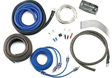 Kicker CK4 Complete 4 Gauge OFC CK-Series 2-Channel Amplifier Installation Kit