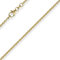 1,9mm Rund-Ankerkette 750 Gold Gelbgold Kette Collier Halskette, 45cm