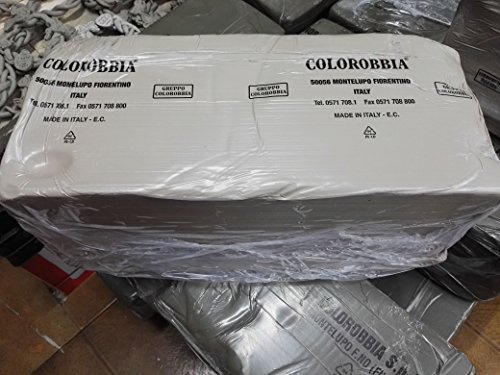 COLOROBBIA Argilla Bianca PANETTI da 25KG Terracotta SCULTURE Colore Bianca