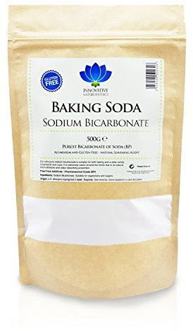 Sodium Bicarbonate - Aluminium & Gluten Free - Natural Baking Soda (500g)