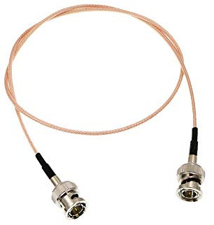 Uonecn Flexibles HD SDI Kabel,RG179 Coax BNC Stecker auf Stecker für Blackmagic BMCC BMPC Hyperdeck Kameras 75 Ohm 60CM