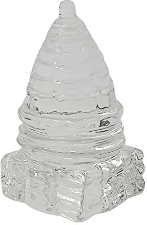 Purpledip Crystal Quartz Sri Yantra (Lakshmi Yantra/Sri Chakra): Spirituelles Meditationsgerät (10977)