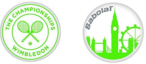 Babolat Wimbledon Dampener 2 Pack White