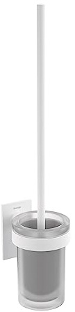 Bath+ by Cosmic 2766501 Stick Brush Holder, Matte White, Mediano