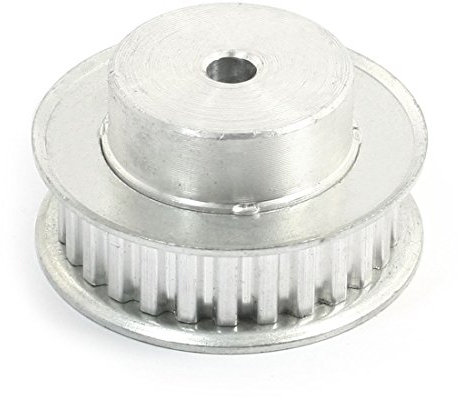 Aexit Aluminiumlegierung XL Typ 27 Zähne 6mm Bohrung Durchmesser Doppelflanschantrieb Synchron Synchronriemenscheibe (12bae918b1ce91d21f54c9751ef286e5)