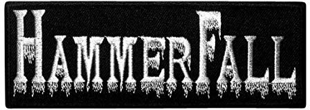 HammerFall Heavy Metal Aufnäher Besticktes Patch zum Aufbügeln Applique Souvenir Zubehör
