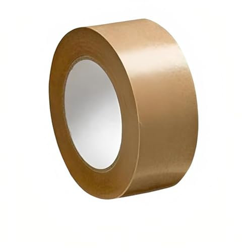 indigo® Premium Brown Framers Tape – Self-Adhesive Picture Framing, Masking & Packaging Tape (36mm x 50m, Pack of 1)