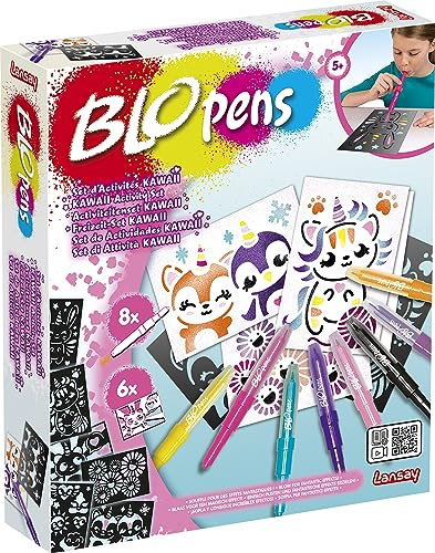 Blopens - Freizeit-Set Kawaii - Zeichnungen und Färbung - Ab 5 Jahren - Lansay