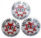 Kilala Button Anstecker Set Corona Bitte Abstand halten! 59mm mit Nadel-Verschluss an der Rückseite (3 Stück)