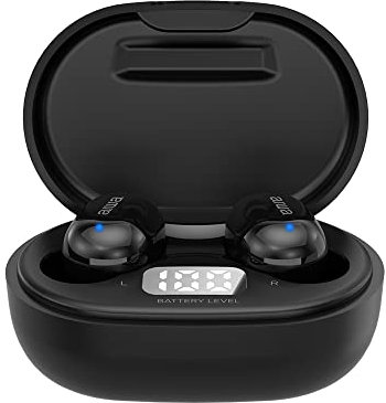 Aiwa Auriculares Micro EBTW-150BK Negro Bluetooth/TACTIL/ESTUCHE CARGA/PANTALLA LED/2XMIC EBTW-150BK