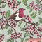 Emma Bridgewater Hawthorn Berry Rotkehlchen Weihnachten Hellgrün - IHR Papier-Tisch-Servietten 33 cm Quadratisch 3-lagig 20 Stück in einer Packung