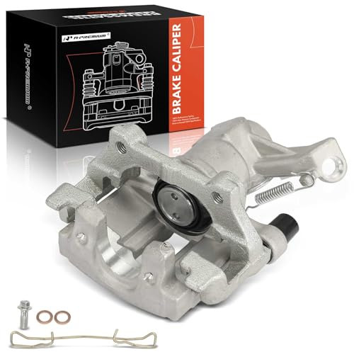 A-Premium Disc Brake Caliper Assembly with Bracket Compatible with Cadillac BLS 2007-2008 Saab 9-3 2006-2011 9-3X 2011 Rear Left Driver Side