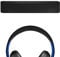 Geekria Protein Leather Headband Pad Compatible with Sony PlayStation Gold Wireless Stereo Headset Playstation 4, PS3 (CECHYA-0083) Headphones, Replacement Band Repair Part (Black)
