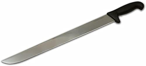 Columbia Cutlery 15in Black Gyro Knife. Great for Large Meat cuts like Kebab, Tacos Al Pastor, and Shawarma (Single Black Gyro Knife)