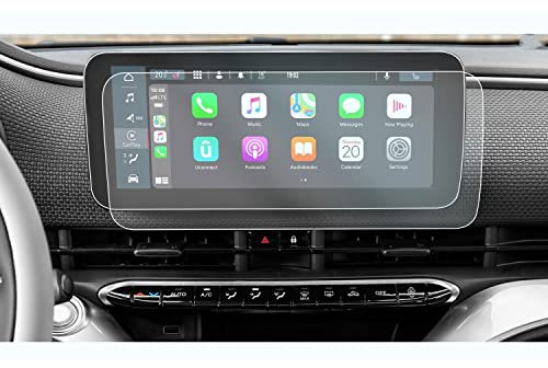 CDEFG Kompatibel mit Fiat 500e 500 e Elektro/Tipo Cross 2021-2024 2025 Navigation Schutzfolie 4H Kratzfest 10,25 Zoll GPS Transparent Displayschutzfolie Auto Navi Folie Zubehör