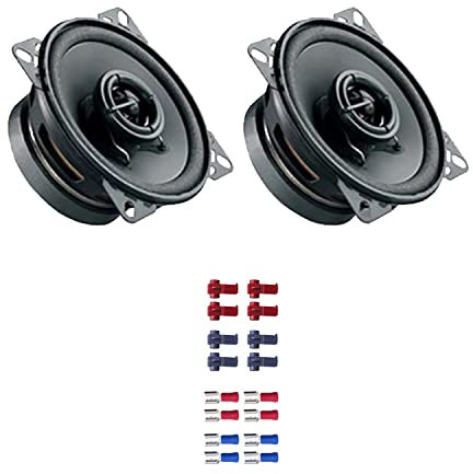 Phonocar Auto Lautsprecher Boxen 66020 120 Watt 10 cm 2 Wege Koax passend für FIAT Punto 2 188 1999-2007 Türen hinten