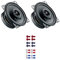 Phonocar Auto Lautsprecher Boxen 66020 120 Watt 10 cm 2 Wege Koax passend für FIAT Punto 2 188 1999-2007 Türen hinten