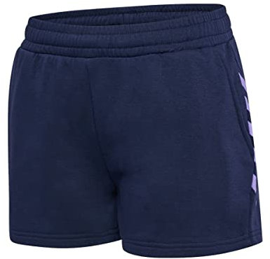 hummel hmlSTALTIC Cotton Short Damen F7220 blaulila S