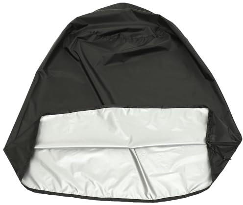 Happyyami Outdoor Water Fountain Covers Garden Fountain Cover Oxford Cloth Fountain Protector Patio Home Furniture Cover Winter Outdoor Fountain Accessories Black