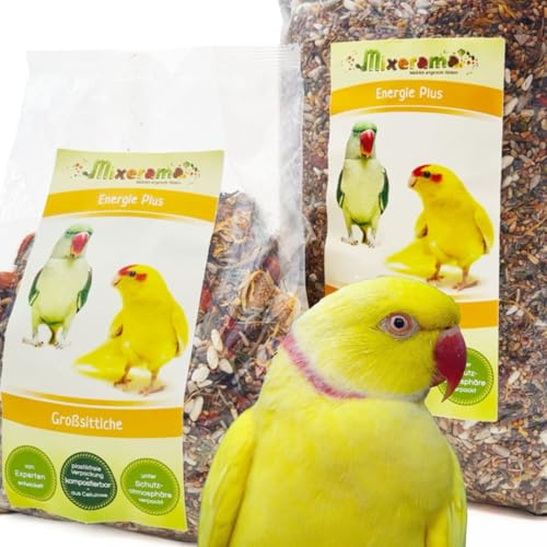 Mixerama Großsittiche Energie Plus - natürliches Futter für Großsittiche Sittichfutter Vogelfutter
