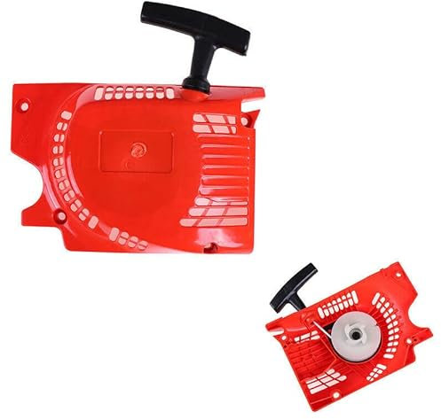 Avviamento a Strappo per Motosega a Scoppio 45CC 52CC 58CC Autoavvolgente Bobina di Accensione Puleggia Griglia di Ricambio per Motosega