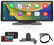 Portable Wireless Carplay Screen Stereo 10.3 inch HD Car Buddy Touchscreen Radio, Apple Car Play & Android Auto FM Transmission Bluetooth for 7V-32V Vehicles
