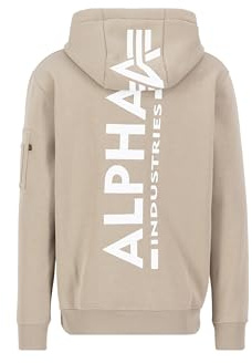 Alpha Industries Herren Alpha Industries Back Print Zip Hoody für Herren Kapuzenpullover (1er Pack)