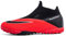 Scarpe da Calcio Unisex per Adulti, Scarpe da Calcio per Interni ed Esterni, Scarpe da Calcio Leggere e Traspiranti, Sneaker Flessibili da Competizione/Allenamento (Color : Red, Size : 44 EU)