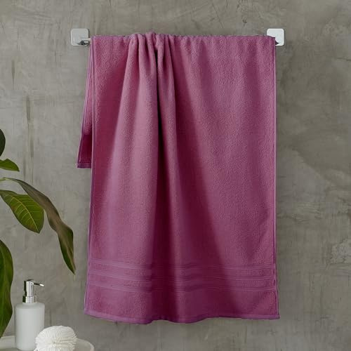 Catherine Lansfield Zero Twist Cotton 50x85cm Hand Towel Raspberry