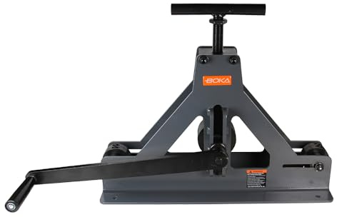 GEMTO Curvatrice in lamiera TR-40 tubo piegatrice a rullo, capacità massima 40 mm x 1,5 mm, piegatrice manuale per tubi quadrati e rettangolari