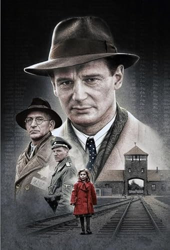 HfmQuisutron Vintage Film Poster Schindlers Liste Film Leinwand Gemälde Wand Kunst Poster für Schlafzimmer Home Decor Qd384Iy 40X60Cm