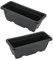 Yardenfun Pots À Légumes Rectangulaires en Abs Épais Faciles À Assembler Et À Déplacer pour Le Jardinage sur Balcon