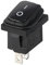 Wasserdichter IP65 Mini-Kippschalter, Geräteschalter 250V 6A, 125V 10A AC, KCD1 (6V 9V 12V 24V 125V AC/DC), schwarz rechteckig 19 x 13 mm, 2-polig EIN/AUS