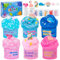 FGZU 6 Stück Slime Set mit Fluffy Cloud Slime, Butter Slime ＆ Clear Slime, Stressabbau Schleim Kinder DIY Slime Kit mit Unicorn Axolotl Slime Charms, Party Geburtstags Geschenke für Mädchen Jungen