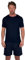Light & Shade LSSET032 Men's Crew Neck T-shirt and Short Pyjama Set, Navy, M