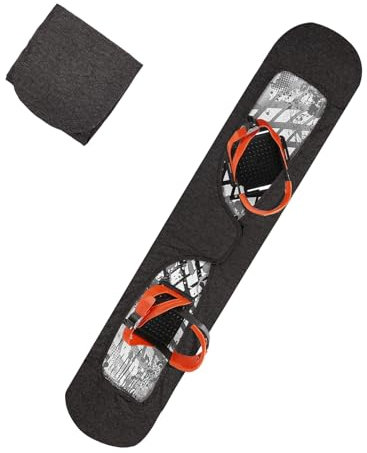 AJFHKJ Snowboard-Schutz, weiche Hülle mit offener Bindung, verstellbare, verbesserte Schutzhülle, passt in Snowboard-Aufbewahrung, Reisehülle (M)