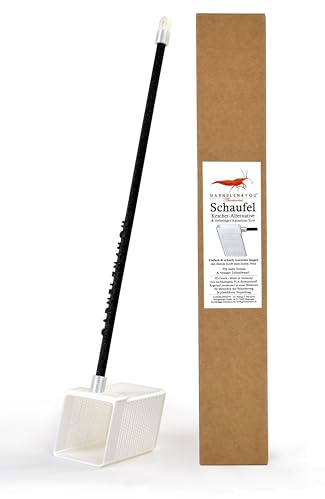 GARNELEN4YOU® Schaufel – Kescher-Alternative & multifunktionales Aquarium-Tool – Einfach schneller Garnelen fangen – Made in Germany – Aus Biokunststoff & Solarstrom – Flache Schaufel 30 cm