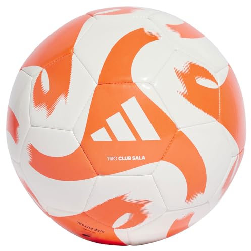adidas Tiro Club Sala-Ball für Erwachsene, Uni, für Erwachsene, Weiß/Solred