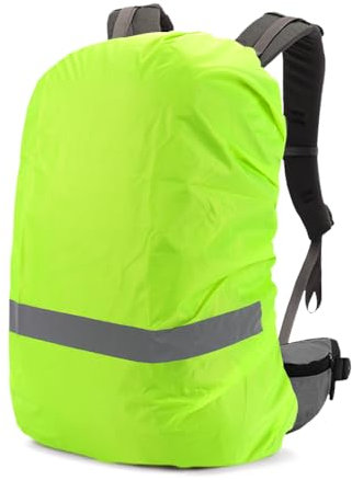Bieiyhe Schulranzen Regenschutz Reflektierend,Ranzen Regenschutz 18-30L,wasserdichte Regenhülle Rucksack Kinder,Rucksack Abdeckung,Rucksack Schutzhülle,Backpack Rain Cover Waterproof für Wandern