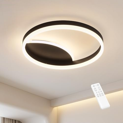LED Deckenleuchte Dimmbar 3000K-6000K, Lampe Wohnzimmer 36W, 40 * 40cm | Moderne LED Deckenleuchte für Schlafzimmer, Wohnzimmer, Kinderzimmer , Balkone