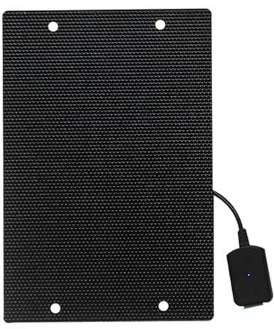 Cargador Solar Portátil, Placas Solares Panel Solar Portátil 12W 5V, ETFE, Diseño Plegable, Compatible con Dispositivos 3.7V-5V, Carga Rápida para Teléfonos/Tablets En Camping 19.8x13.3cm