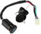 TKSE Motorrad -Zündschlüsselschalter, 4 Kabelstecker mit 1 -pC -Schlüsselschalter für ATV Taotao Dirt -Fahrrad, Wasserdicht, Einfach zu Installieren, Professionelle Herstellung