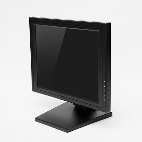 HPDTZ 15 inch Touchscreen Monitor LCD Display for Retail Hospitality POS Systems with USB Interface Black